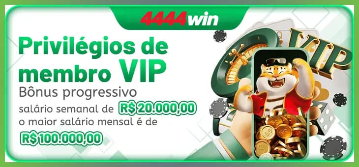 4444WIN cadastro — tela de formulário no app oficial